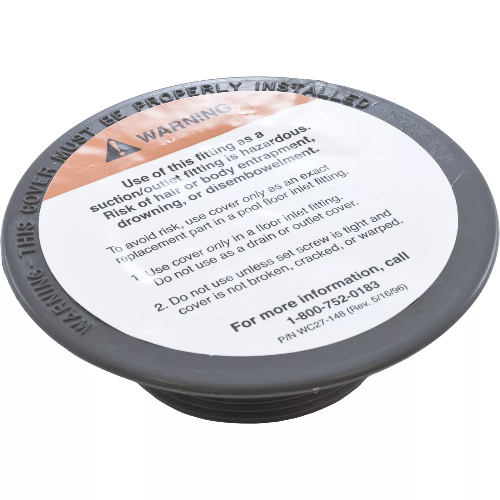 Gray Adjustable Floor Cover Plate