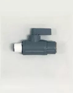 Grey 2-Way Valve for Flow Cell connections