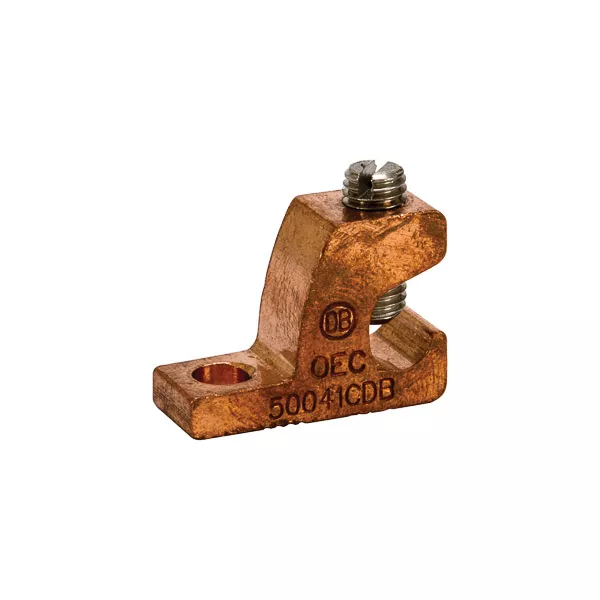 Ground Clamp, Direct Burial, Lay in style, # 4 thru 14 AWG