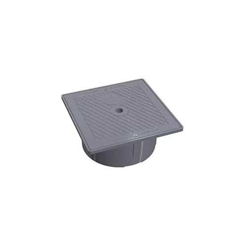 Hayward Skimmer Square Collar & Cover Assembly, Dark Gray SPX1082EFDGR