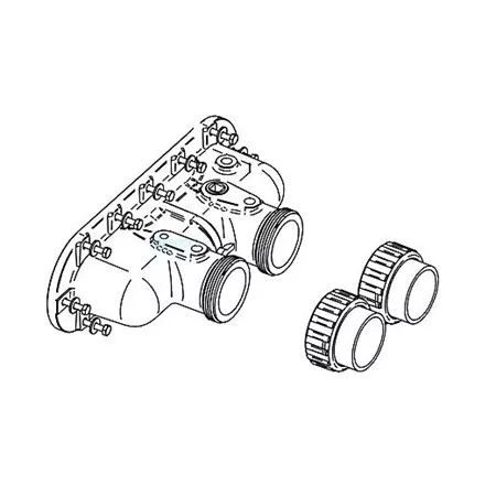 HEADER WITH CONNECTION KIT - ALL NON-ASME