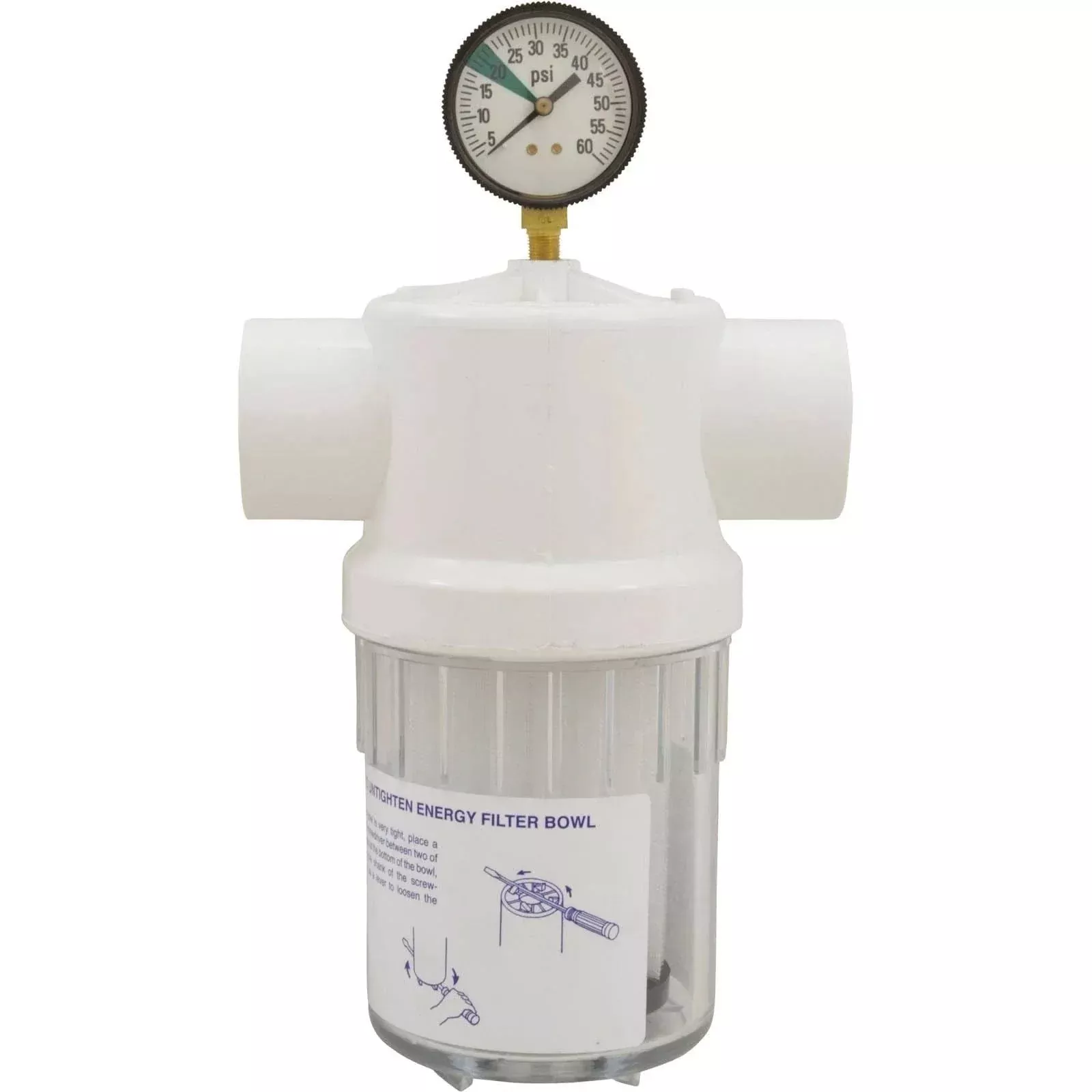 Jandy 2888 Ray-Vac Pro Energy Filter with Gauge