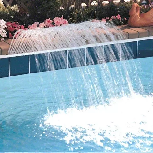 Jandy 6" Extended Lip Rain Arc Waterfall 1204CRA - Clear Nozzle
