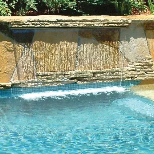 Jandy 6" Extended Lip Sheer Curtain Waterfall 1202CSC - Clear Lip