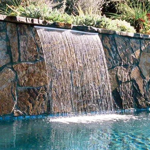 Jandy 6" Extended Lip Sheer Rain Waterfall 1202CSR - Clear Nozzle