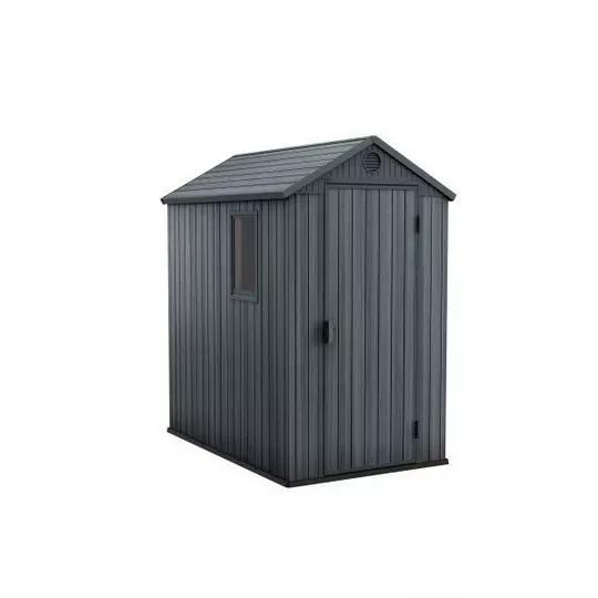 Keter – Darwin 4 X 6 Outdoor Shed, Grey