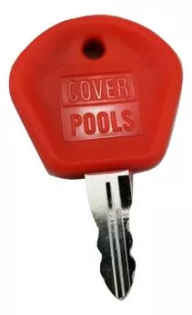 Key Switch Replacement Key 22mm AB (Red)