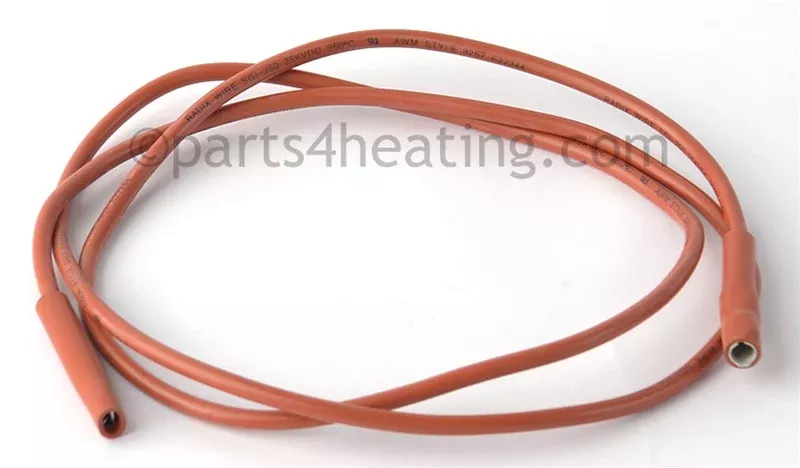Laars Heating Systems Hi Tension Lead W/Spark Plug End (Orange/Red Wire From Ignition Control To Pilot Lead), 31 In., 500-600 - Part Number: 10449518R