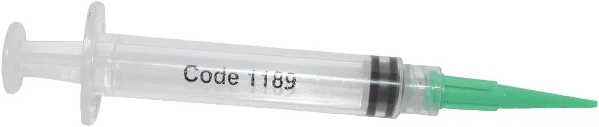 LaMotte 11893 3 ml Plastic Syringe with Green Tip - 3 Pack