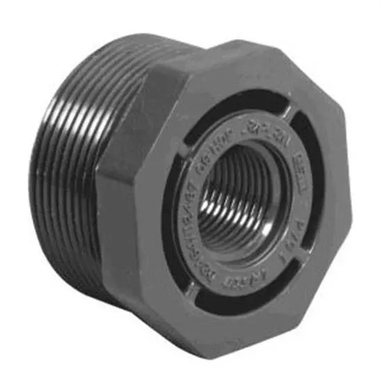Lasco 2" x 1.5" MPT x FPT Reducing Bushing Gray - Schedule 80