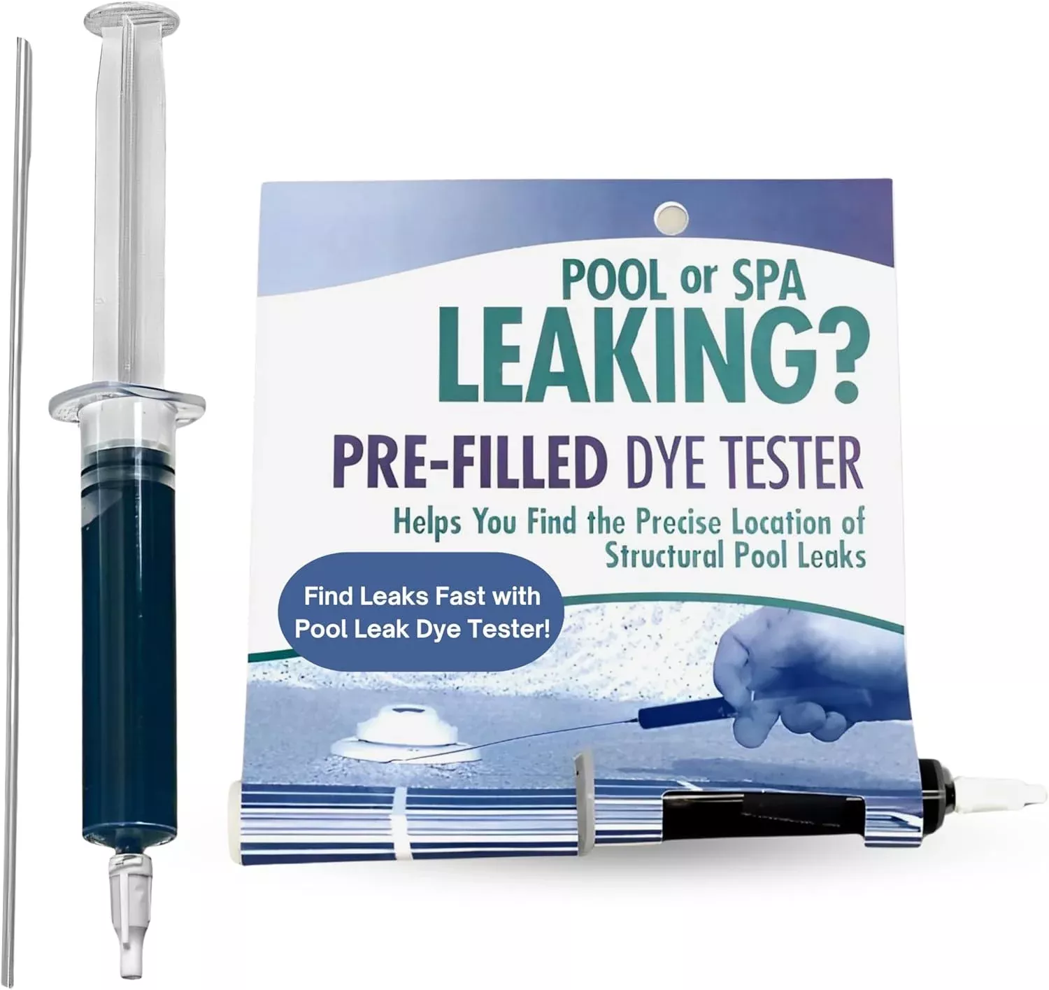 Leakmaster Prefilled Dye Disk – Pool Leak Detection Tool