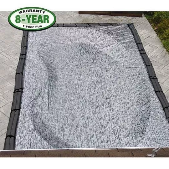 Micro Mesh 18′ X 36′ Rectangle Winter Pool Cover, 8 Year Warranty