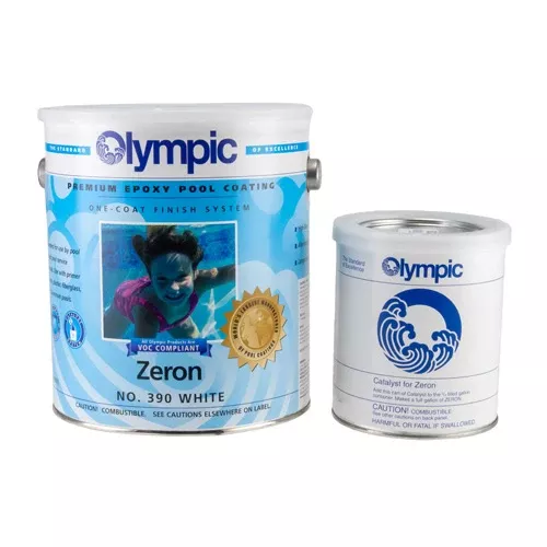 Olympic Zeron Epoxy Pool Paint - White / Gallon