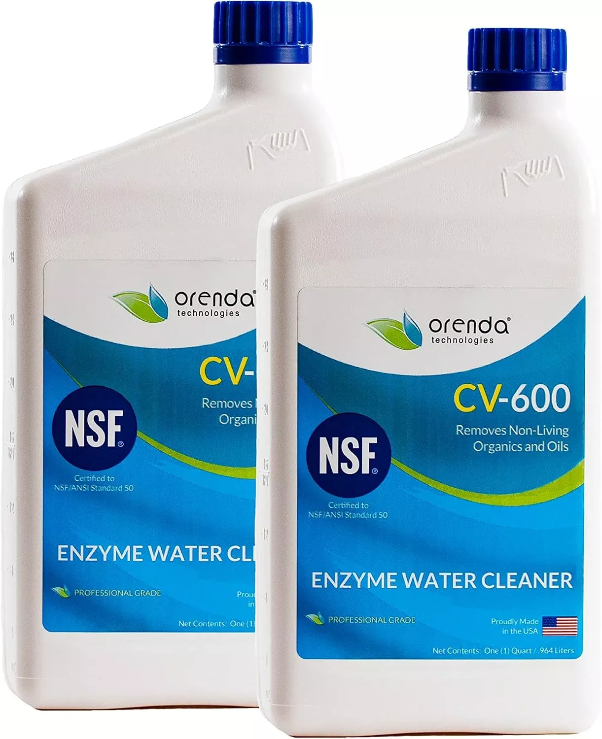 Orenda CV-600 Enzyme Water Cleaner 32oz (Pack of 2)