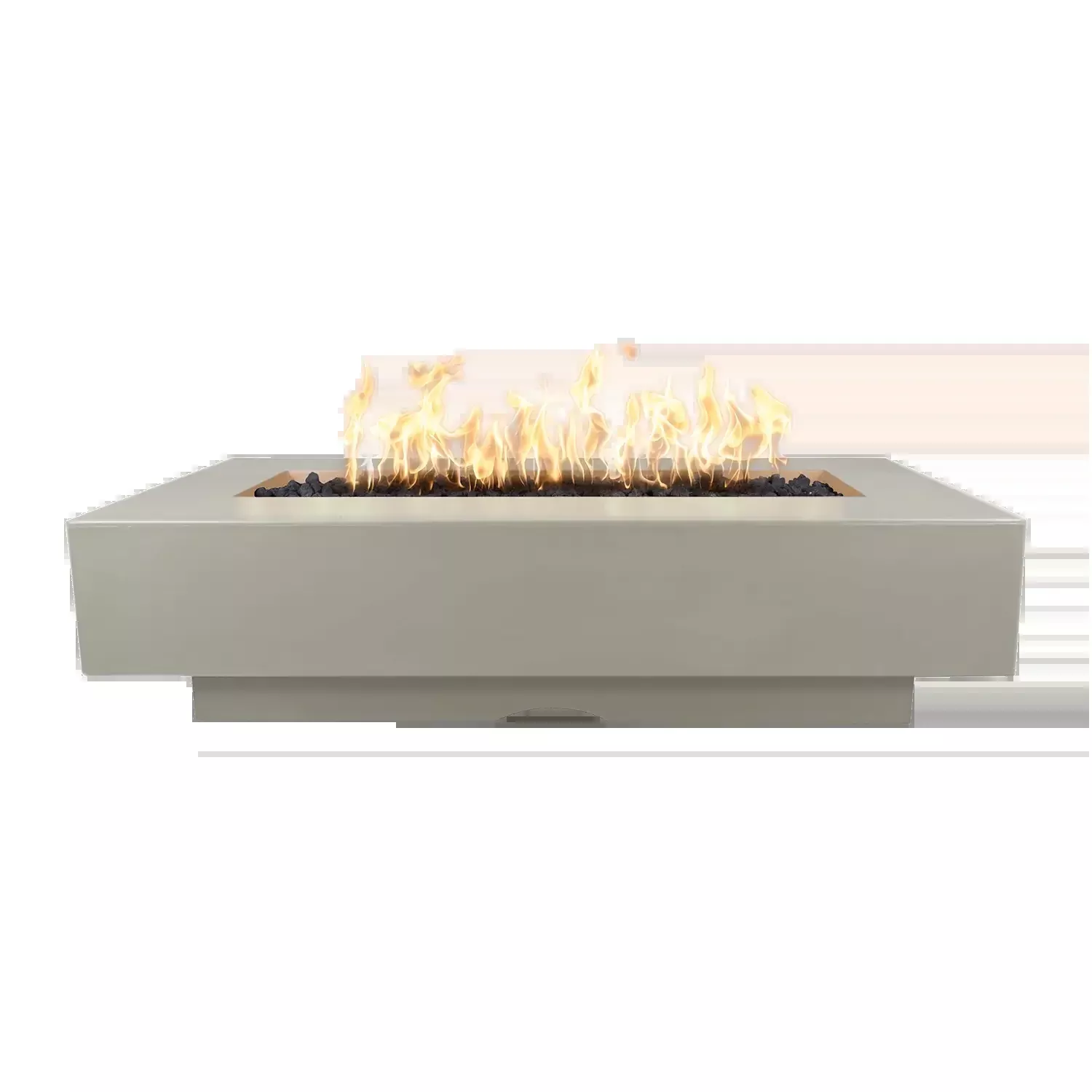 The Outdoor Plus | Del Mar Fire Pit – 60″ GFRC Concrete | Multiple Finish Options | Liquid Propane or Natural Gas | 4 week lead time