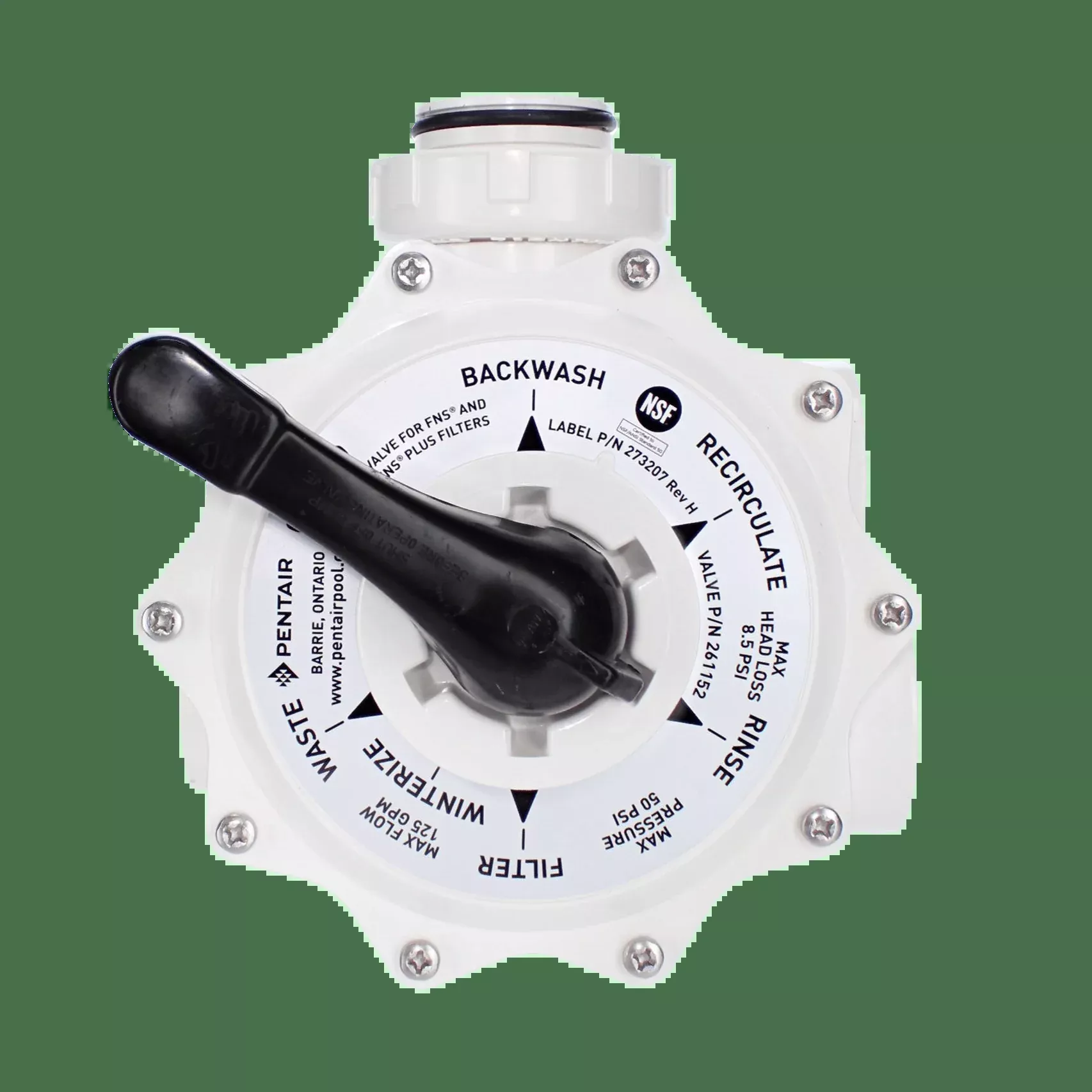 Pentair | 261152 | DE Multiport Valve – 2in Side Mount