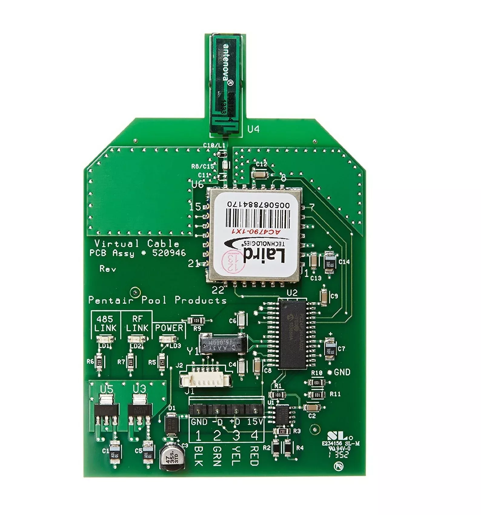 Pentair 520946Z MobileTouch II Transceiver Circuit Board