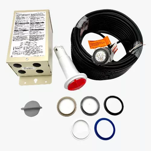 Pentair | 619993 | GloBrite LED Pool Light Kit – Includes 300W Transformer & Gunite Niche
