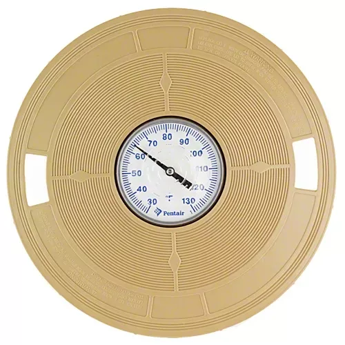 Pentair Skimmer Lid With Thermometer L4B - Almond