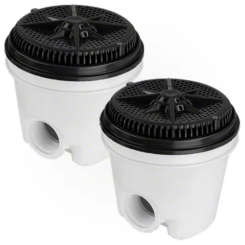 Pentair StarGuard Main Drain Complete 500116 - Black - Two Pack