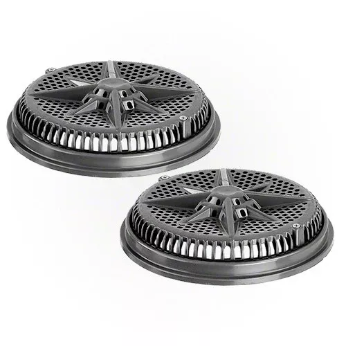 Pentair StarGuard Main Drain Cover with Long Ring 500142 - Dark Gray - Two Pack