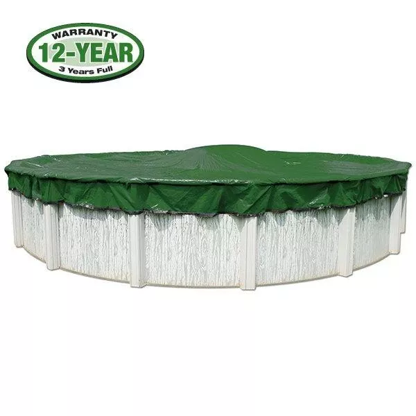 Polar Plus 24′ Round Winter Pool Cover With 40 Cover Clips