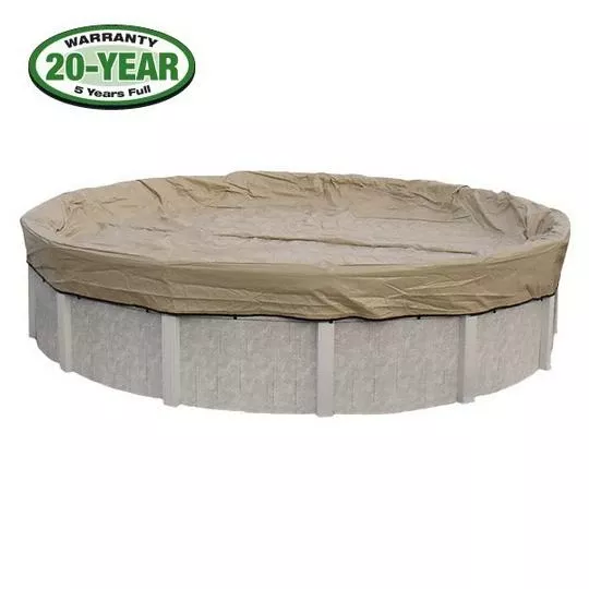 Polar Protector 12′ X 24′ Oval Winter Pool Cover With 40 Cover Clips