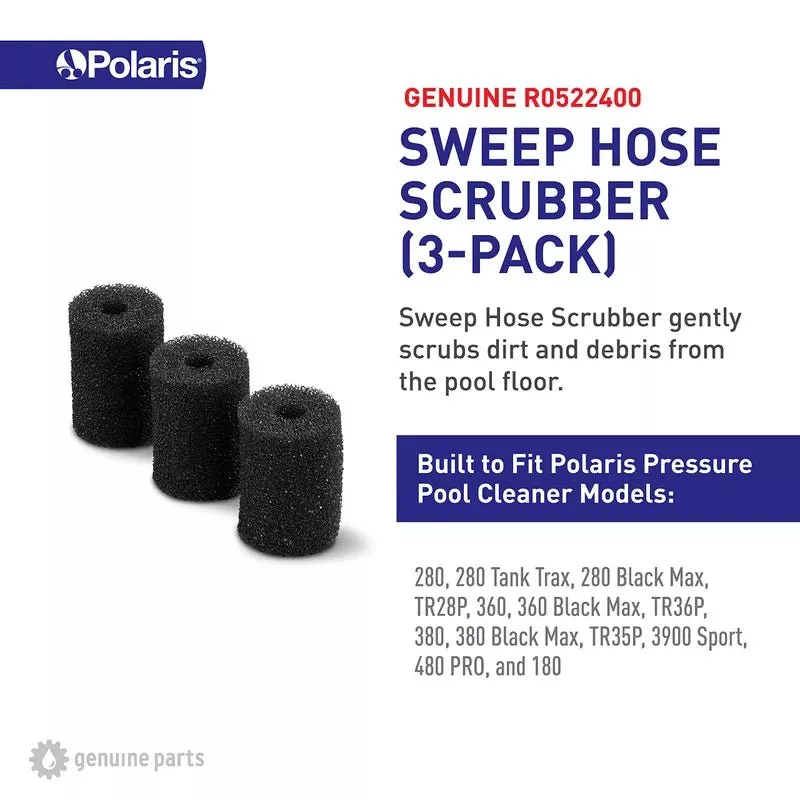 Polaris R0522400 OEM Sweep Hose Scrubber 3-Pack