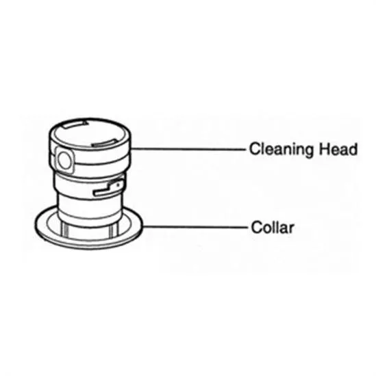 Polaris Vinylcare Cleaning Head With Collar - Light Blue