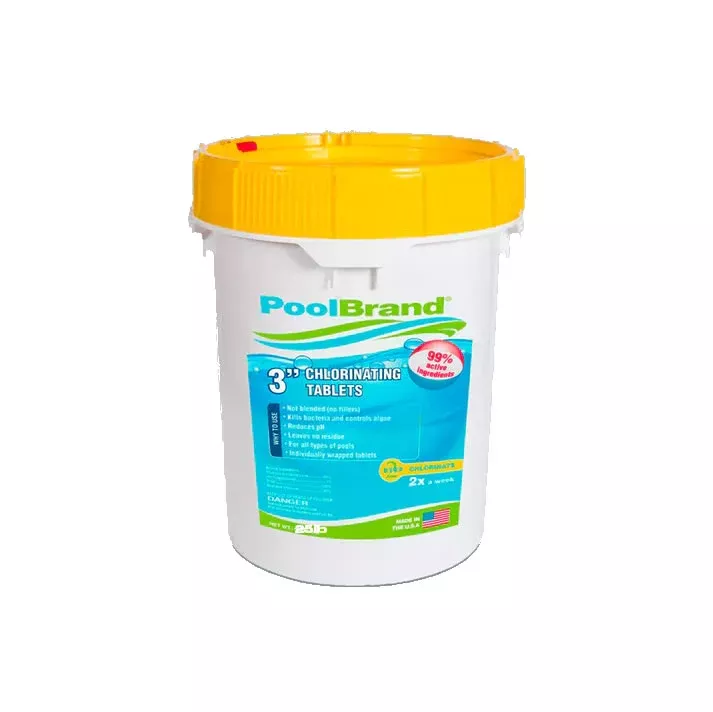 Pool Brand 3" Wrapped Chlorine Tablets 25lb