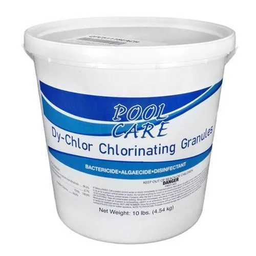 Pool Care Stabilized Chlorinating Granules - DiChlor - 10 lb Pail