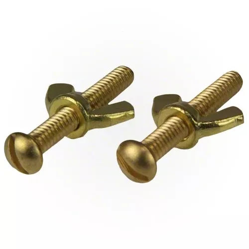 Pool Pals Brass Screws and Wing Nuts - Set of 2