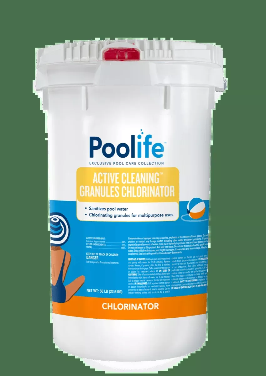 Poolife Active Cleaning Chlorinating Granules 100 lb