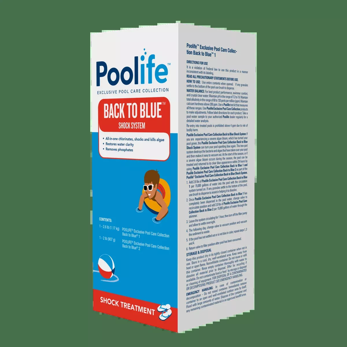 Poolife Back to Blue Pool Recovery Treatment 2 lb