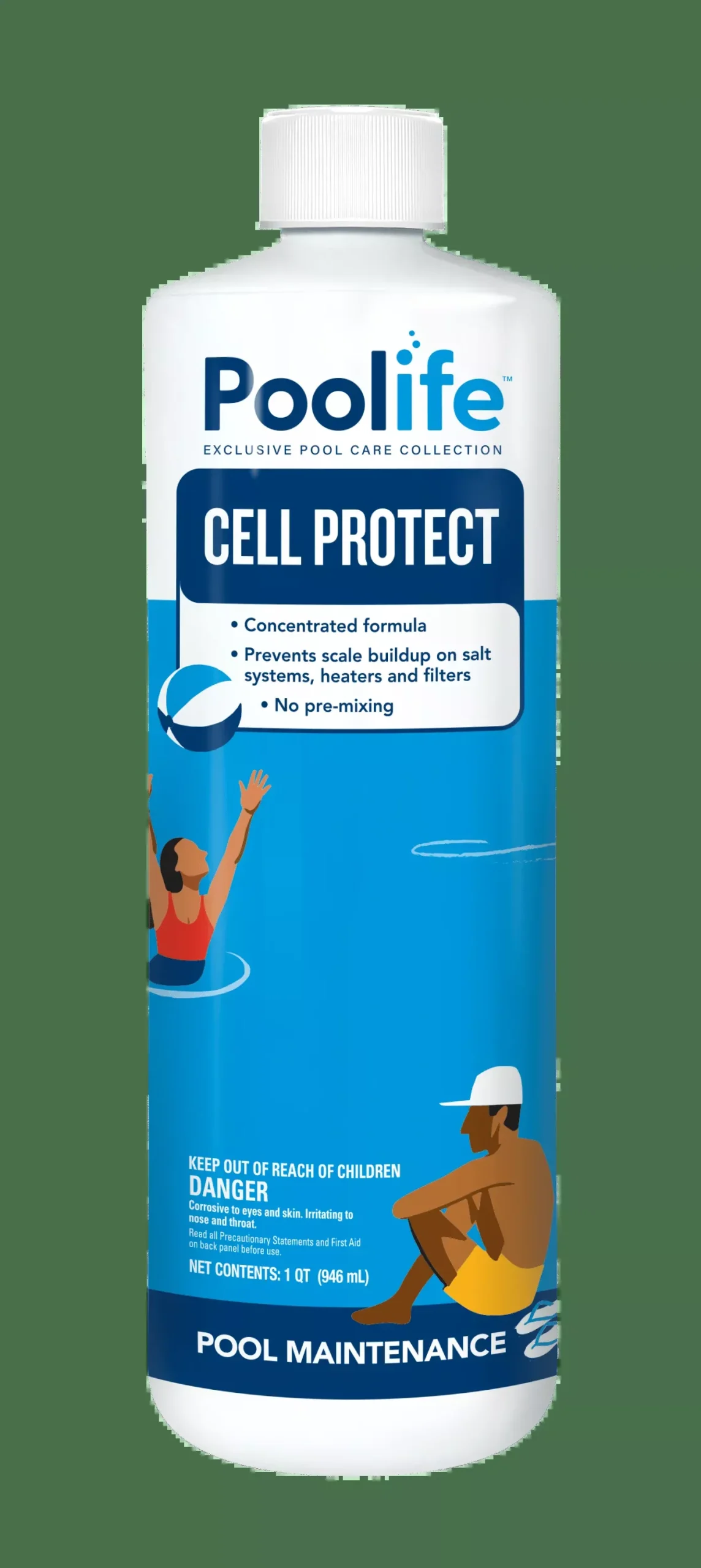 Poolife Cell Protect Salt Cell Scale Cleaner 1 Qt