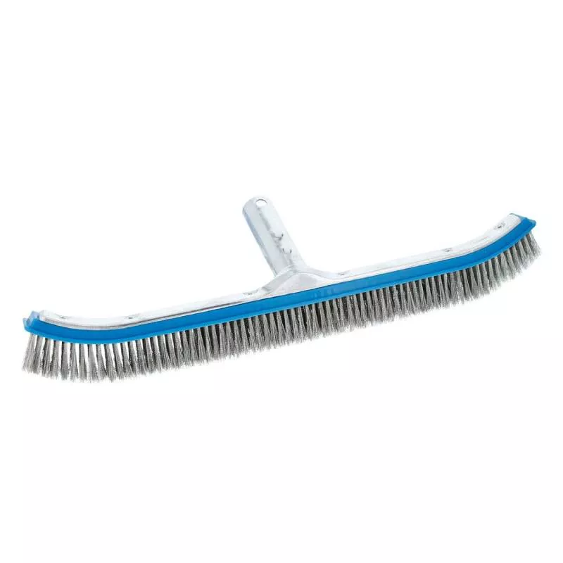 PoolStyle PS2005 18″ Stainless Steel Algae Brush with Aluminum Handle