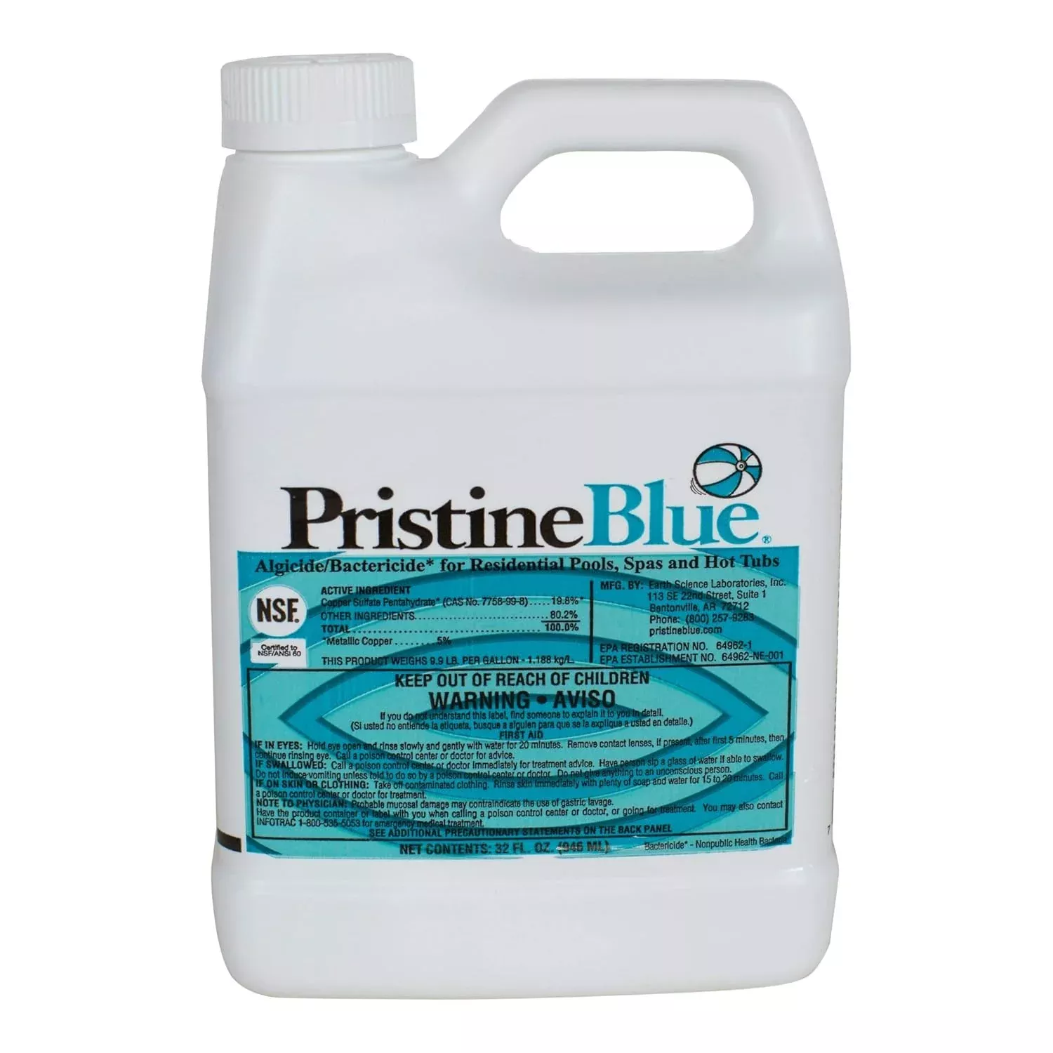 Pristine Blue Sanitizer 32oz.
