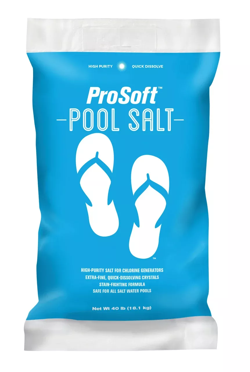 ProSoft Pool Salt 40 lb – High-Purity Salt for Saltwater Pools