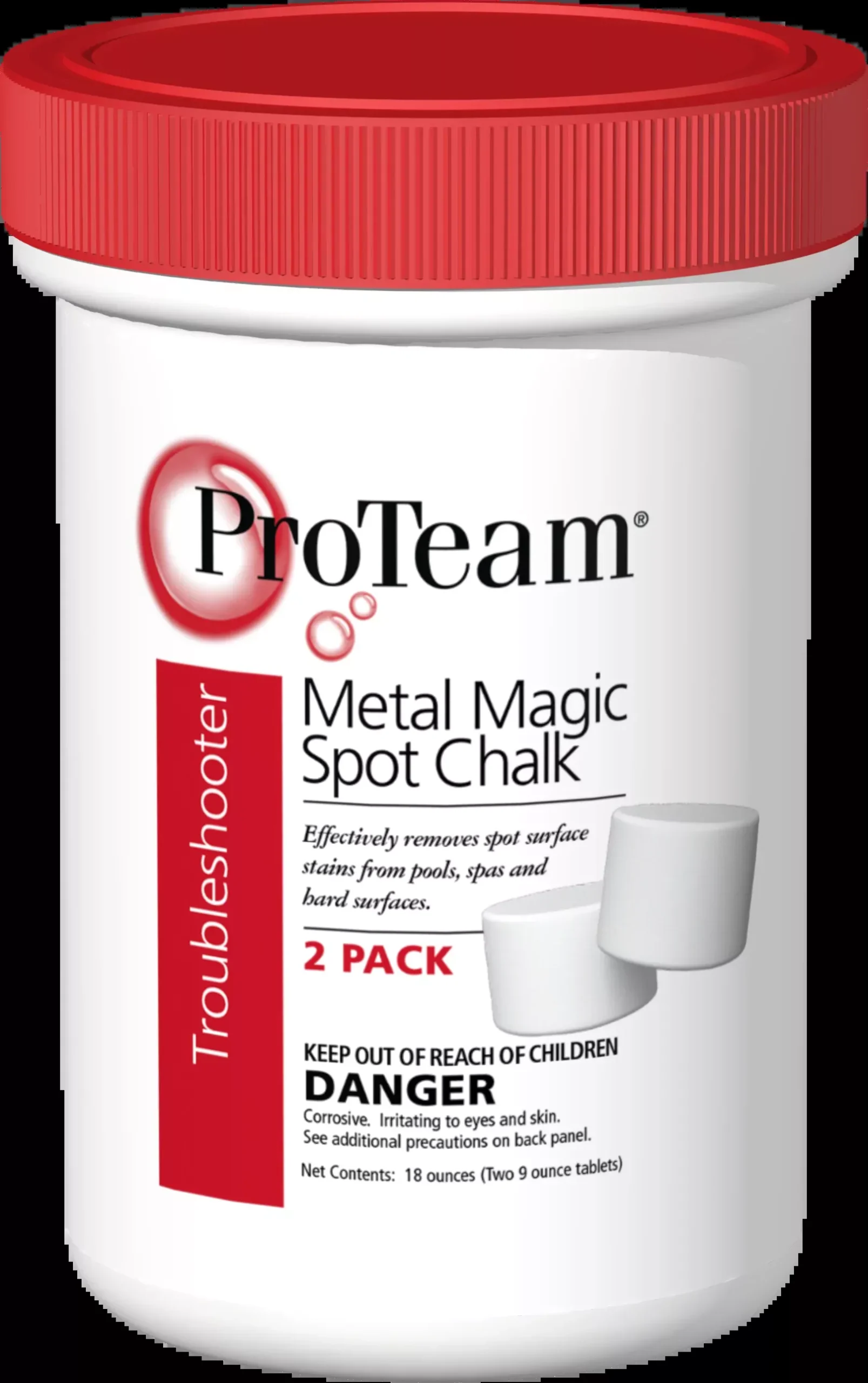 ProTeam Magic Spot Chalk Metal Remover 18 oz. Bottle