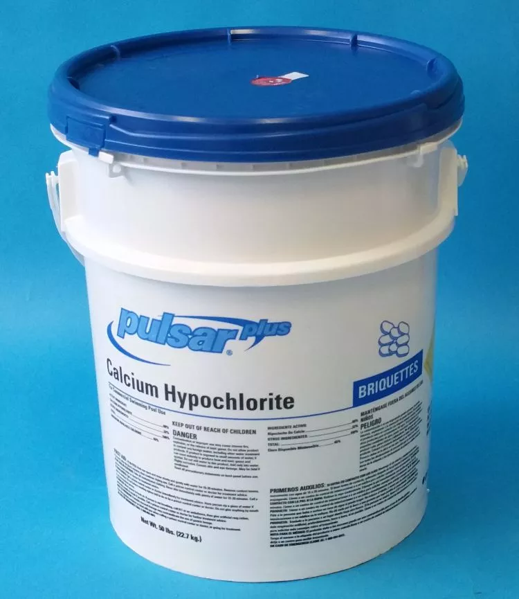 PULSAR BRIQUETTES 50 lb Bucket (Calcium Hypochlorite)