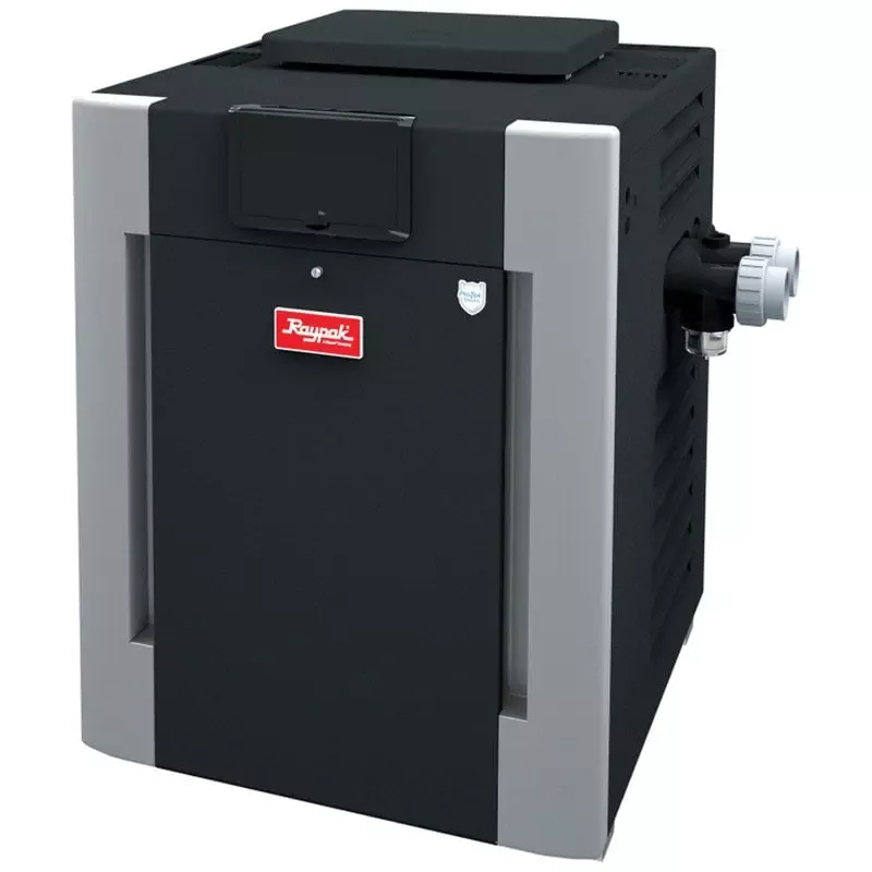 Raypak | 009202 | Millivolt Plus Propane Pool & Spa Heater, 266K BTU, No Electricity Required