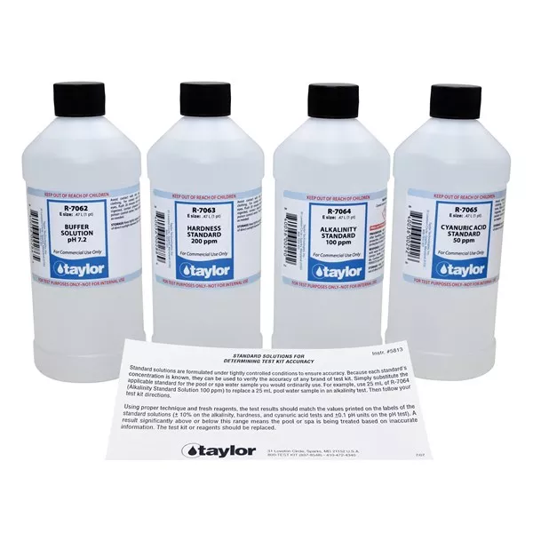 Reagent Pack, Standard Solutions, Alkalinity/CYA/Hardness/pH