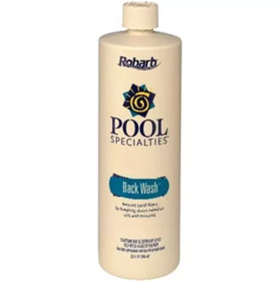 Robarb Backwash Filter Cleaner 1 Quart - 24 Bottles