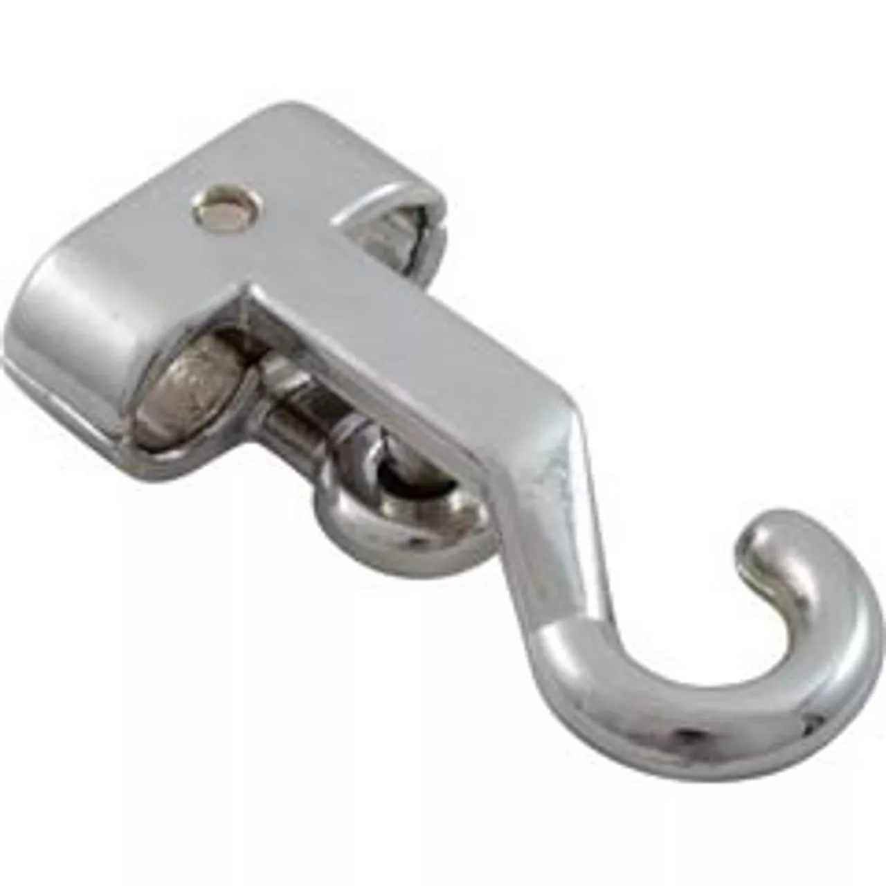 Rope Hook, Loop/Clamp Style, Chrome Plated Brass, 3/4