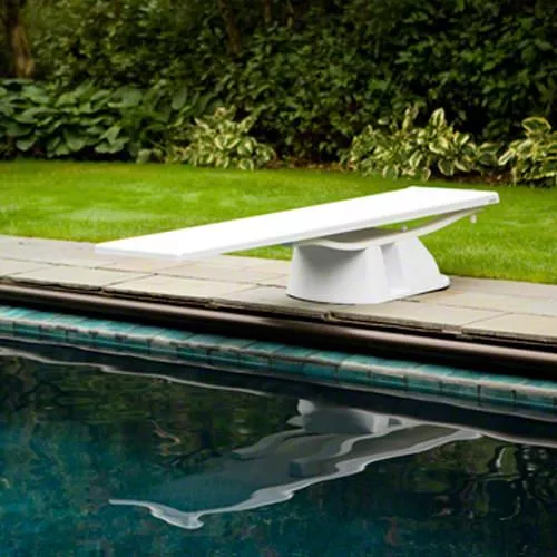 S.R. Smith Salt Pool Jump System 8' Board Spring Assembly - White