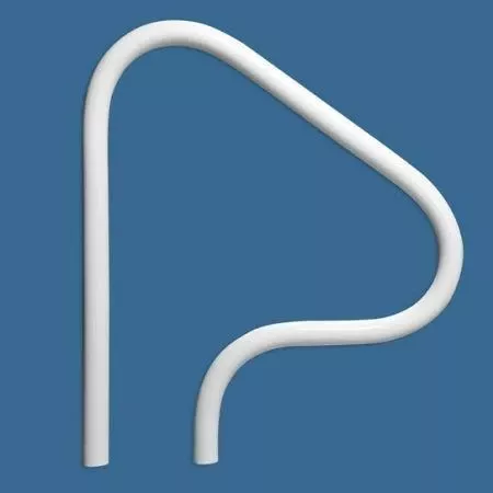 Saftron – 40″ X 32″ Return To Deck 3 Bend Hand Rail, Beige