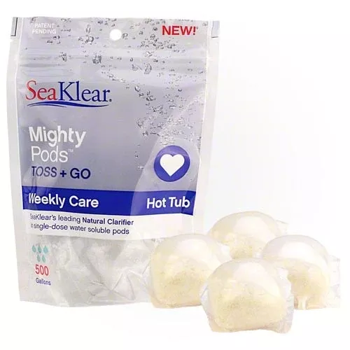 SeaKlear Mighty Pods Weekly Hot Tub Care