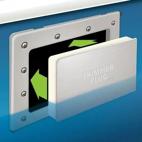 Simpooltec – Skimmer Plug Winter Closure For Wide Mouth Above Ground Pool Skimmers