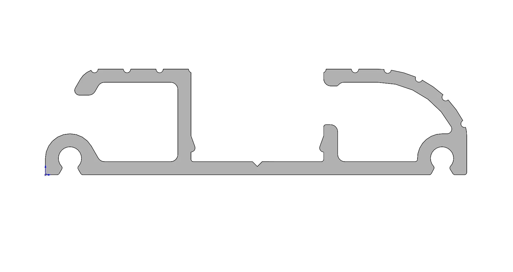 Slim Track 7'4" bottom