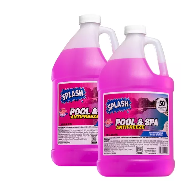 Splash Pink Pool & Spa Antifreeze 1 Gallon (Pack of 2)